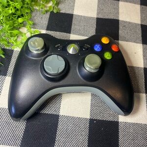 Official Microsoft Xbox 360 BLACK Wireless Controller